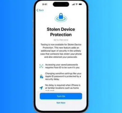 洪梅镇苹果授权维修店分享被盗设备保护功能开启方法 