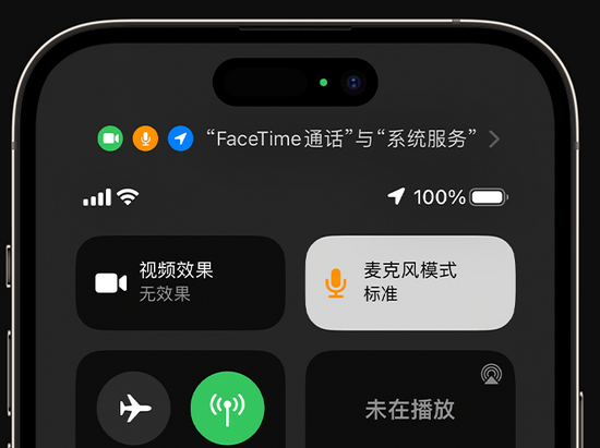 洪梅镇苹果授权维修网点分享iPhone在通话时让你的声音更清晰 